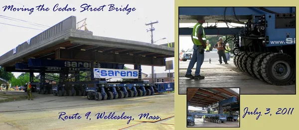 A 2,200-tonne bridge span, one weekend, and 176 axle lines of SPMTs in Budapest