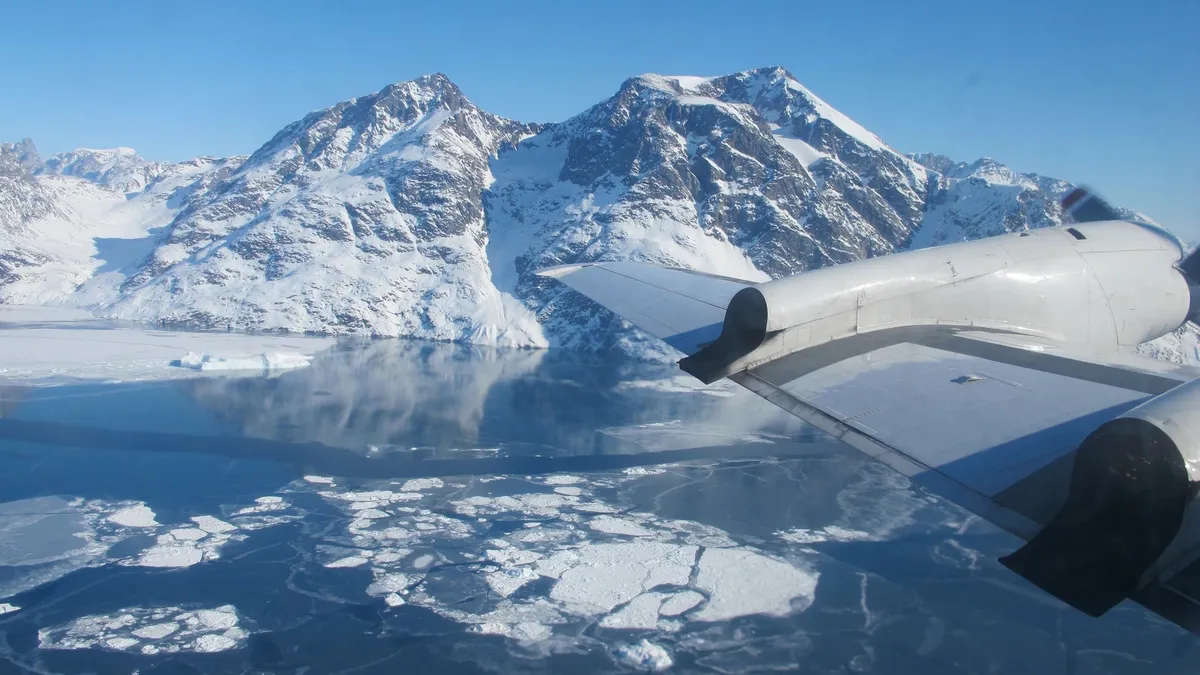 ROV Finds a Thriving Ecosystem Living Directly on a Greenland Glacier's Face