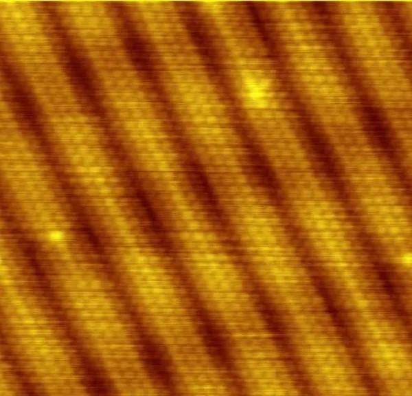 One-Atom-High Steps Turn Out to Be Rails for Superconducting Vortices